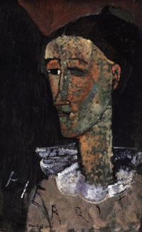 Amedeo Modigliani Pierrot Spain oil painting art